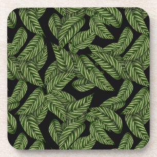 dessous de verre feuille jungle