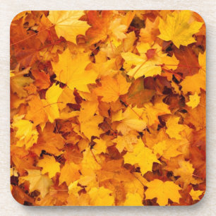 Dessous-de-verre Feuilles d'érable jaune d'automne