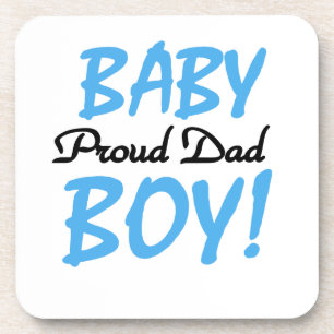 Dessous-de-verre Fier papa bébé cadeaux de garçon