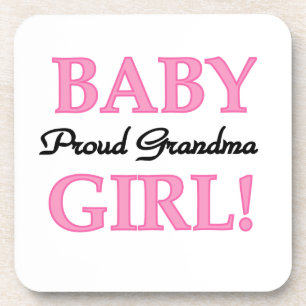 Dessous-de-verre Fière grand-mère Baby Girl Cadfts