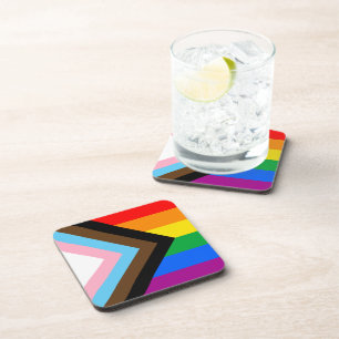 Dessous-de-verre Fierté de progrès LGBTQ+