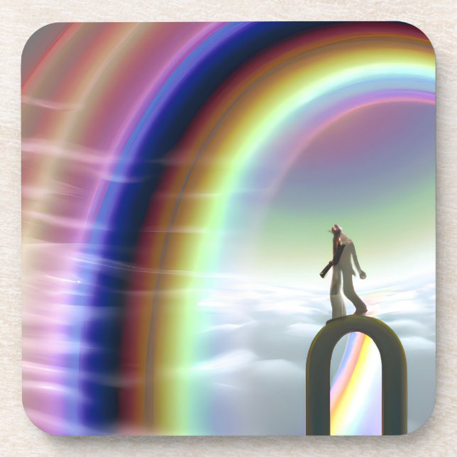 Dessous-de-verre Figure de mystère au Stargate interdimensionnel (Devant)