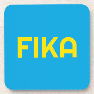 Dessous-de-verre FIKA Bold Jaune et bleu