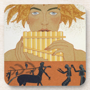 Dessous-de-verre Filtrez le joueur de pipeau, illustration de "Les