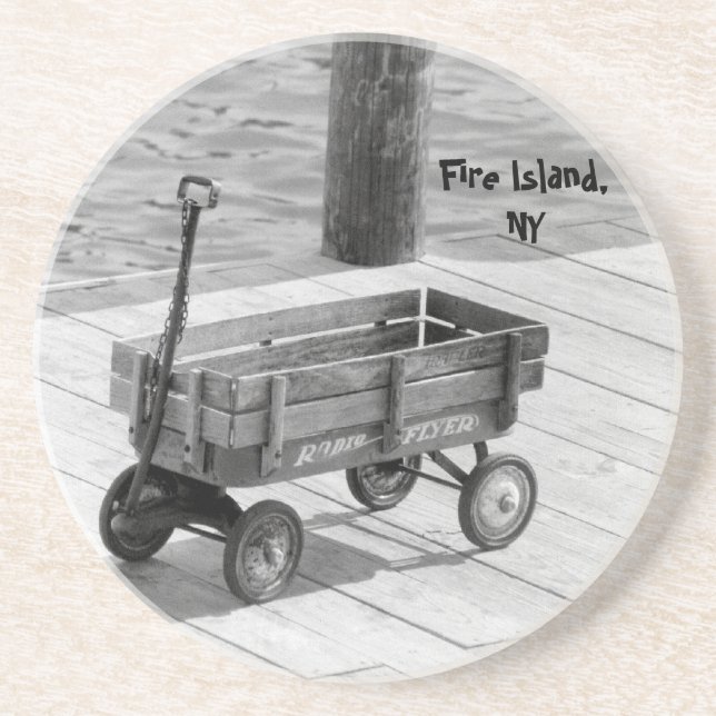 dessous de verre "Fire Island Wagon" (Devant)