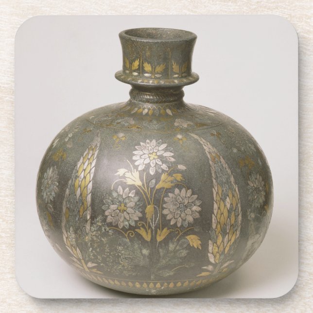 Dessous-de-verre Flacon de Mughal (métal ouvré) (Devant)