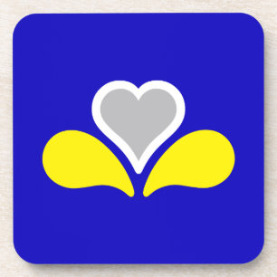 Dessous-de-verre Flag of Brussels, Belgium Drink