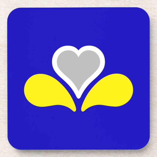 Dessous-de-verre Flag of Brussels, Belgium Drink (Devant)