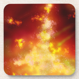 Dessous-de-verre Flame Night Sky Plastic