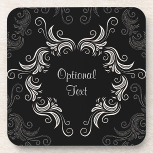 Dessous-de-verre Flèches noires et blanches