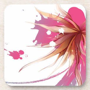 Dessous-de-verre Fleur Abstraite d'Hibiscus