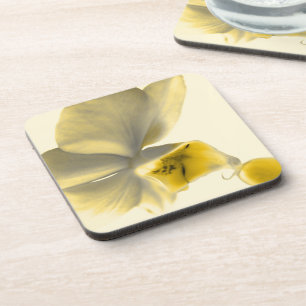 Dessous-de-verre Fleur artistique dans les tons jaunes