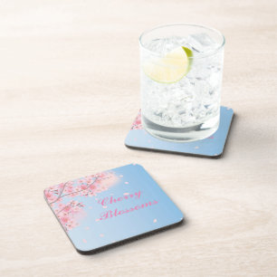 Dessous-de-verre Fleurs de cerisier rose doux