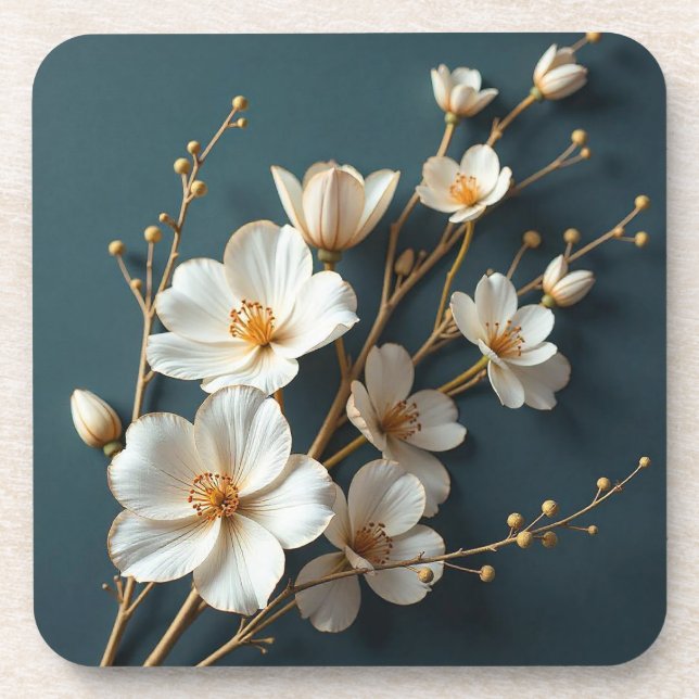 Dessous-de-verre Fleurs délicates (Devant)