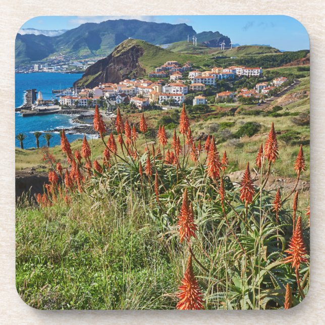Dessous-de-verre Fleurs | Madeira Island Portugal (Devant)