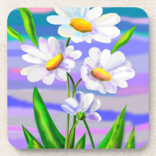 Dessous de verre Fleurs marguerites