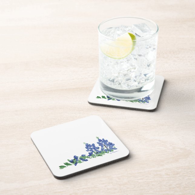 Dessous-de-verre Fleurs sauvages Bluebonnet, Fleurs texanes (Côté Droit)
