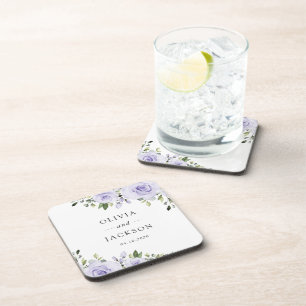 Dessous-de-verre Fleurs violettes, Fleurs Lilac, Mariage Floral
