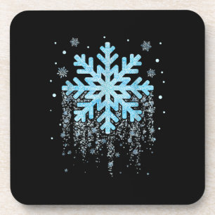 Dessous-de-verre Flocon de neige hiver Noël Matching Hommes Femmes 