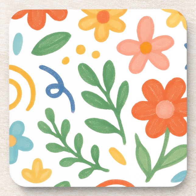 Dessous-de-verre floral (Devant)