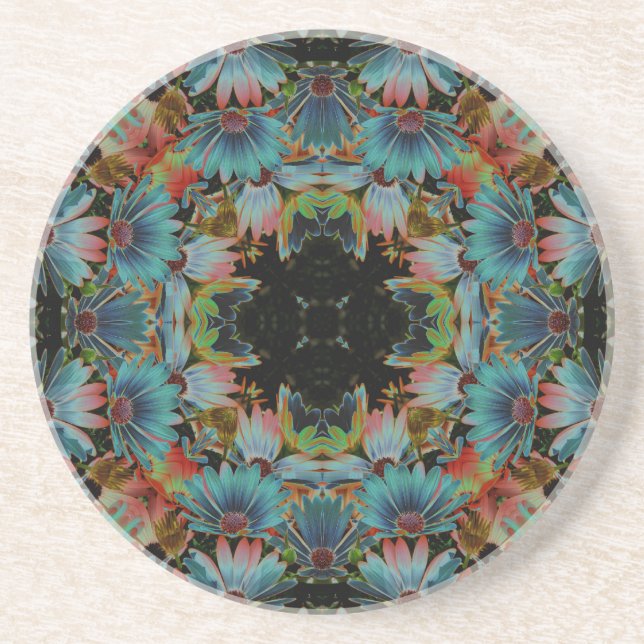 Dessous de verre floral de Kaleidoscope (Devant)