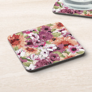 Dessous-de-verre Floral Dreams No. 3 à Susiejayne Beverage Coaster