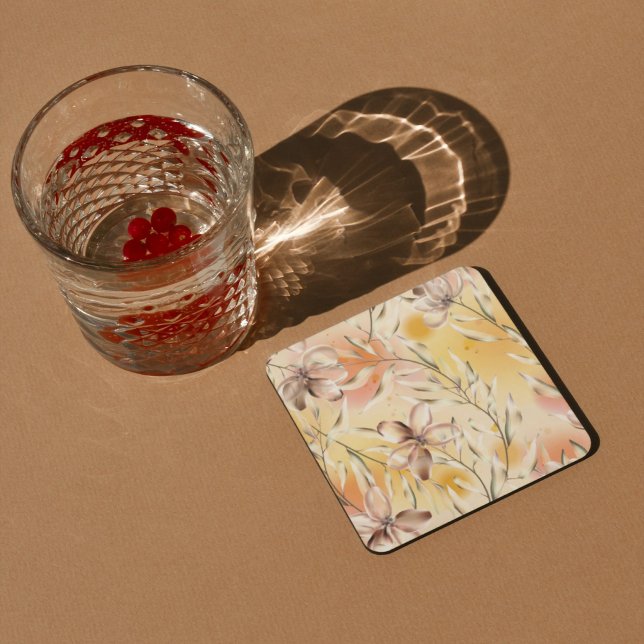 Dessous-de-verre Floral esthétique (Créateur téléchargé)