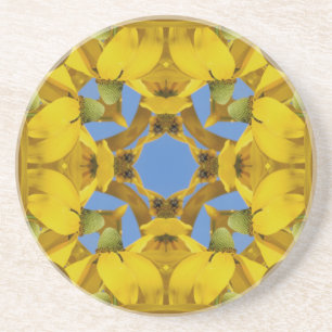 Dessous de verre floral kaléidoscope à confleur ja
