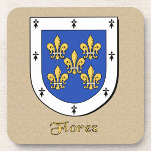 Dessous-de-verre Flores Family Shield