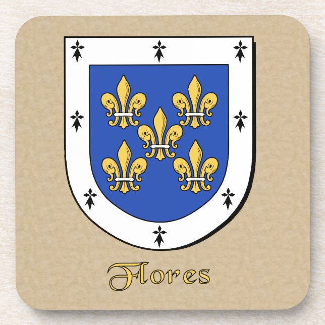 Dessous-de-verre Flores Family Shield (Devant)