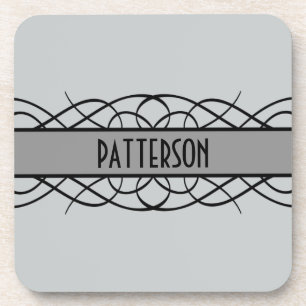 Dessous-de-verre Flourish Gray Deco