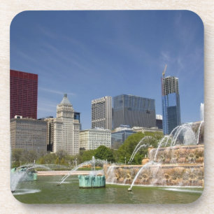 Dessous-de-verre Fontaine de Buckingham située à Grant Park, 2