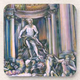 Dessous-de-verre Fontana Di Trevi, Roma, Italie