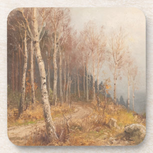 Dessous-de-verre Forêt de bouleau - Hugo Mühlig