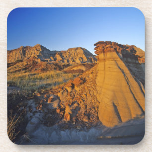 Dessous-de-verre Formations de Badlands à Dinosaur Provincial Park