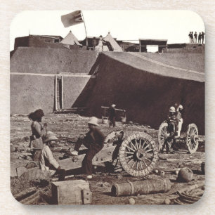Dessous-de-verre Fort de Pehlang, 1860 (copie d'argent d'albumen)