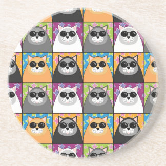 Dessous de verre frais de chat