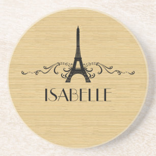 Dessous de verre français d'ébène