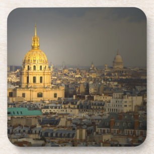 Dessous-de-verre France, Paris. Les Invalides vues depuis