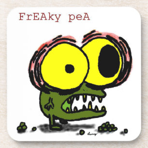 Dessous de verre Freaky Pea - Ensemble de 6