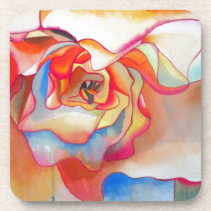 Dessous-de-verre Fred martin begonia aquarelle
