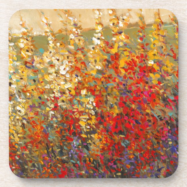 Dessous-de-verre Fresque du jardin lumineux des Fleurs sauvages du  (Devant)