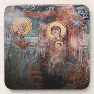 Dessous-de-verre Fresques de l'église serbe du XIVe siècle, 2