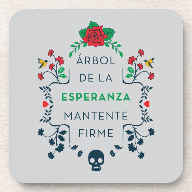 Dessous-de-verre Frida Kahlo | Árbol De La Esperanza (Devant)