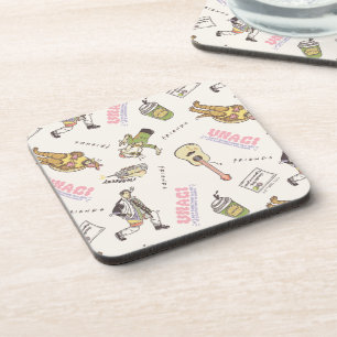 Dessous-de-verre FRIENDS™ Motif Dessin Animé Brun