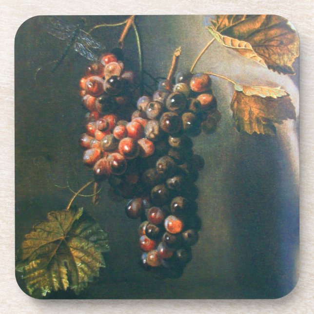 Dessous-de-verre FRUITS DE SAISON, PROSPÉRITÉ HANGED GRAPES, Rustiq (Devant)