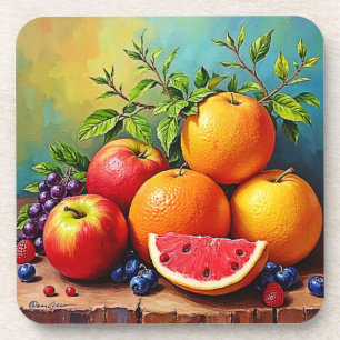 Dessous-de-verre Fruits frais dans un parfait mélange de design