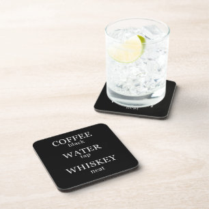 Dessous-de-verre Funny whisky cite les paroles de whisky humour