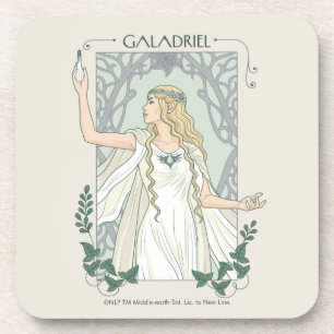 Dessous-de-verre Galadriel Lumière de Valinor Graphique