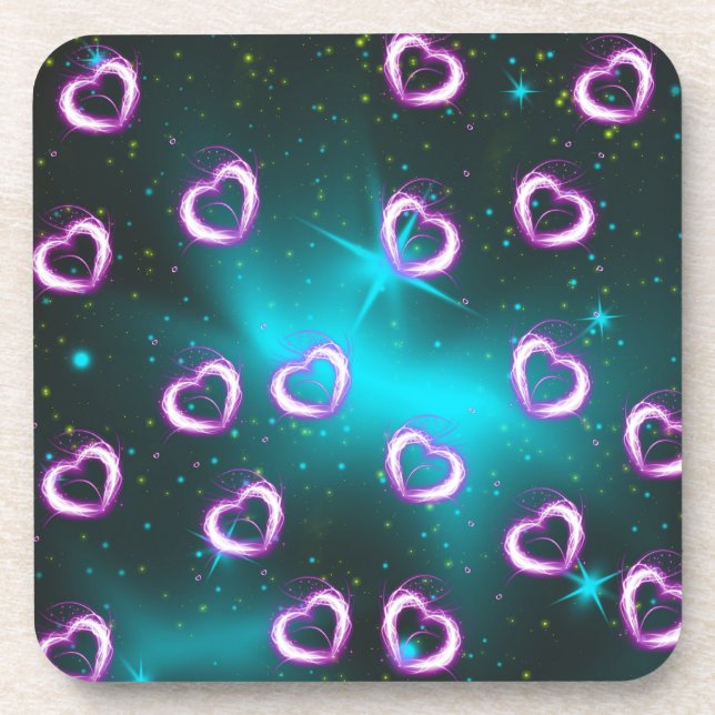 Dessous-de-verre Galaxie de coeur (Devant)